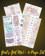 God's Got Me! - 4 Pages (90 Stickers)
