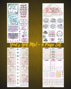 God's Got Me! - 4 Pages (90 Stickers)