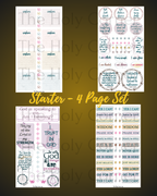 Starter - 4 Pages (140 Stickers)