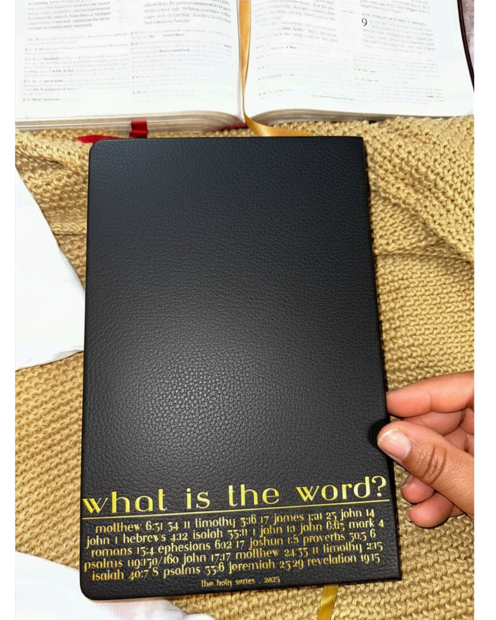 Signature Black and Gold Journal